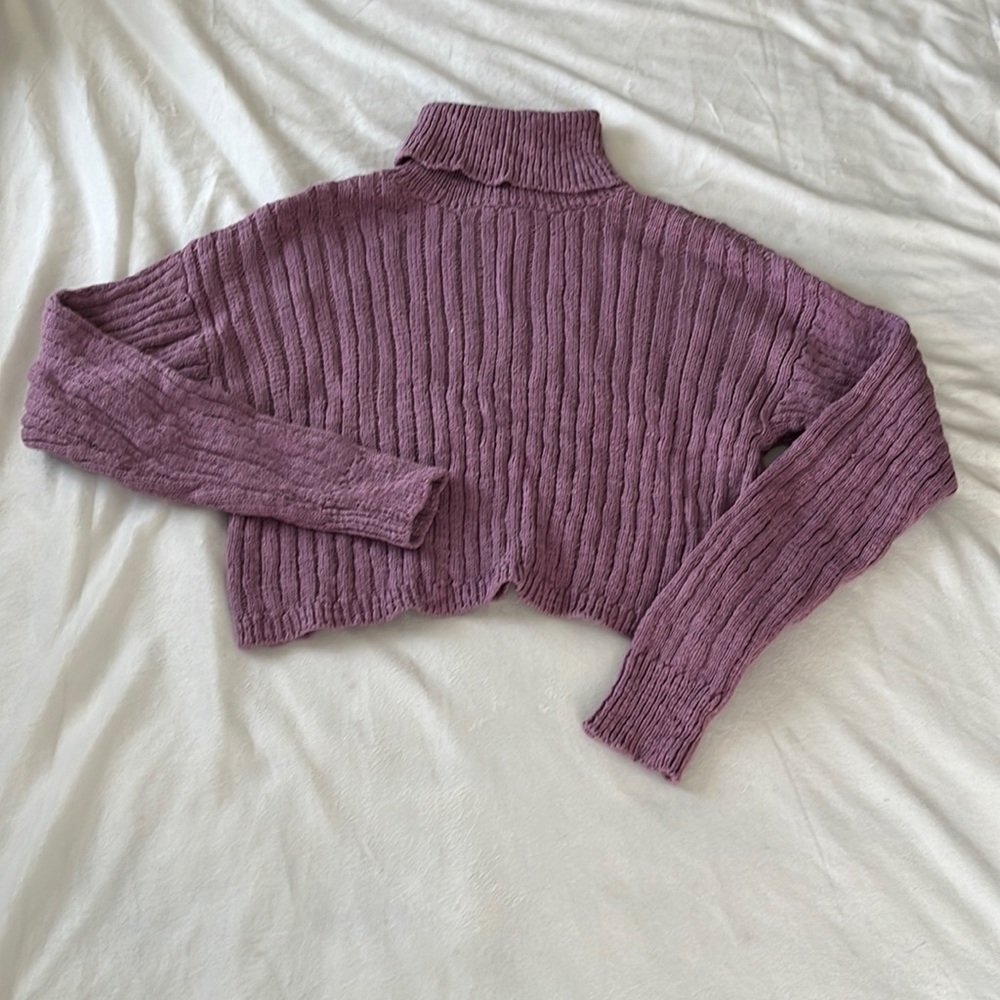 Forever21 Cropped Turtleneck Sweater